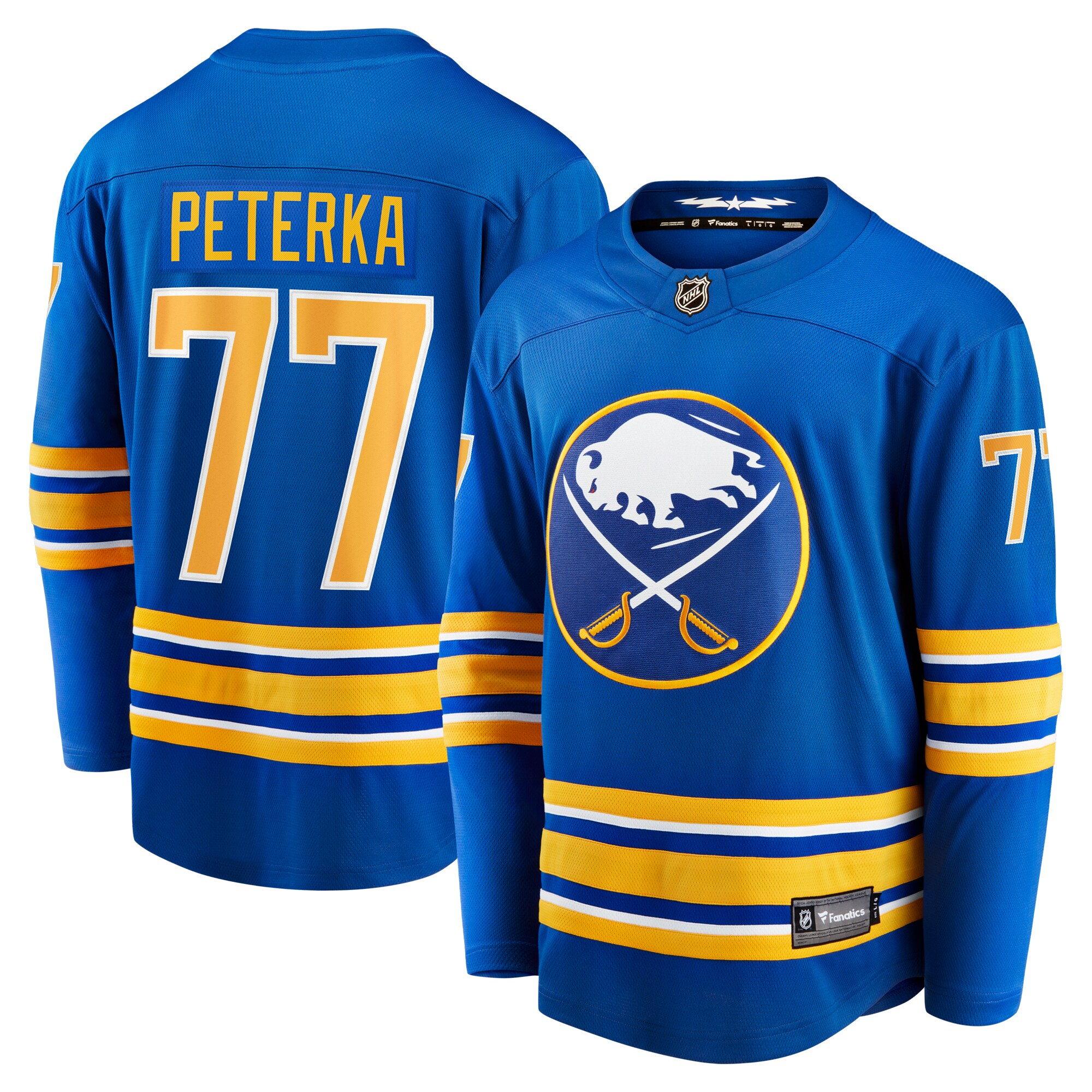 JJ Peterka Buffalo Sabres Fanatics Home Breakaway Jersey – Royal