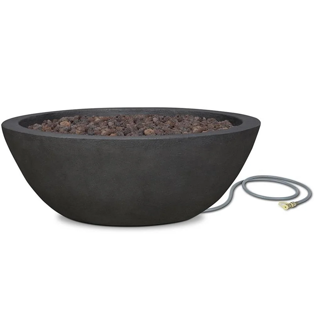 Real Flame Riverside Propane Fire Bowl in Glacier Gray