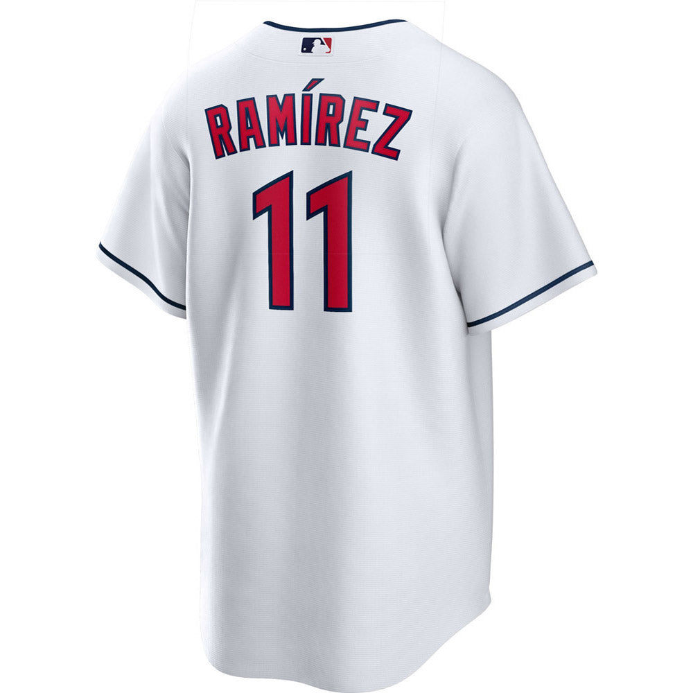 Men's Cleveland Guardians Jose Ramirez Cool Base Replica Home Jersey - White