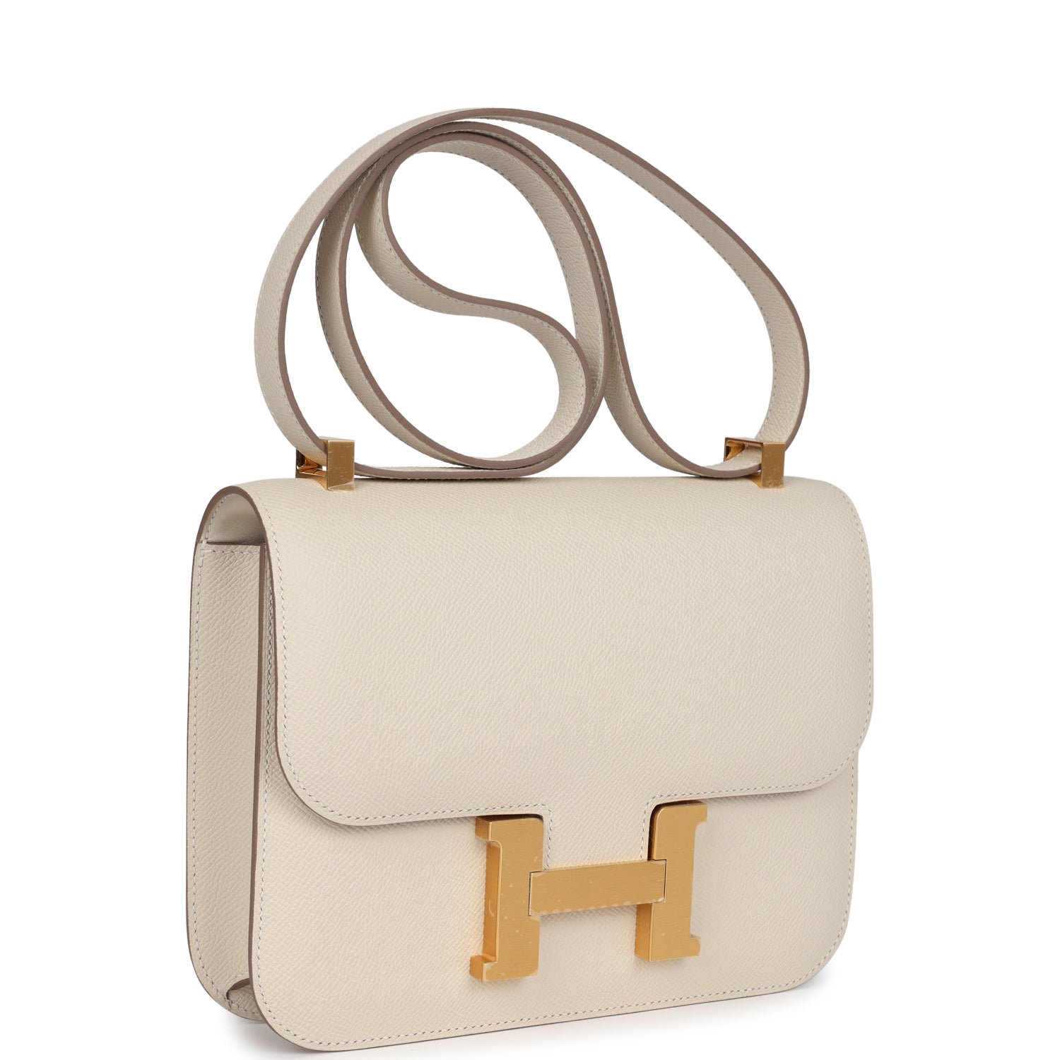 Constance 1-24 Craie Epsom Brushed Gold Hardware