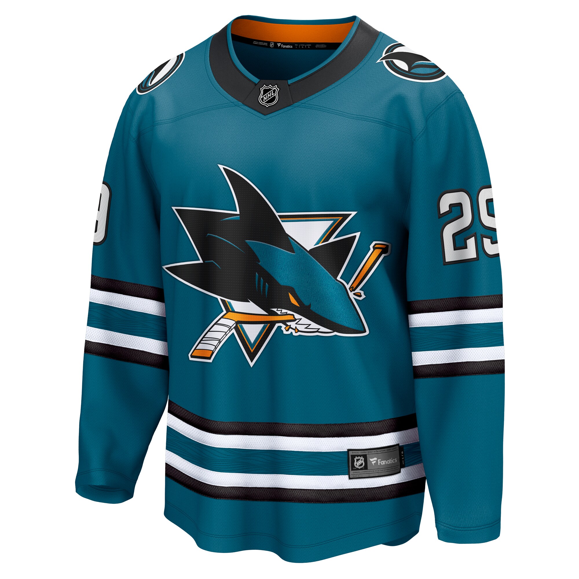 Mackenzie Blackwood San Jose Sharks Fanatics Home Breakaway Jersey – Teal