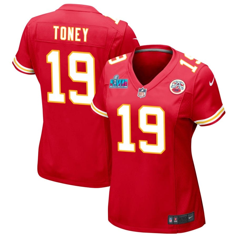 Kadarius Toney Kansas City Chiefs Nike Women's Super Bowl LVII Game Jersey - Red