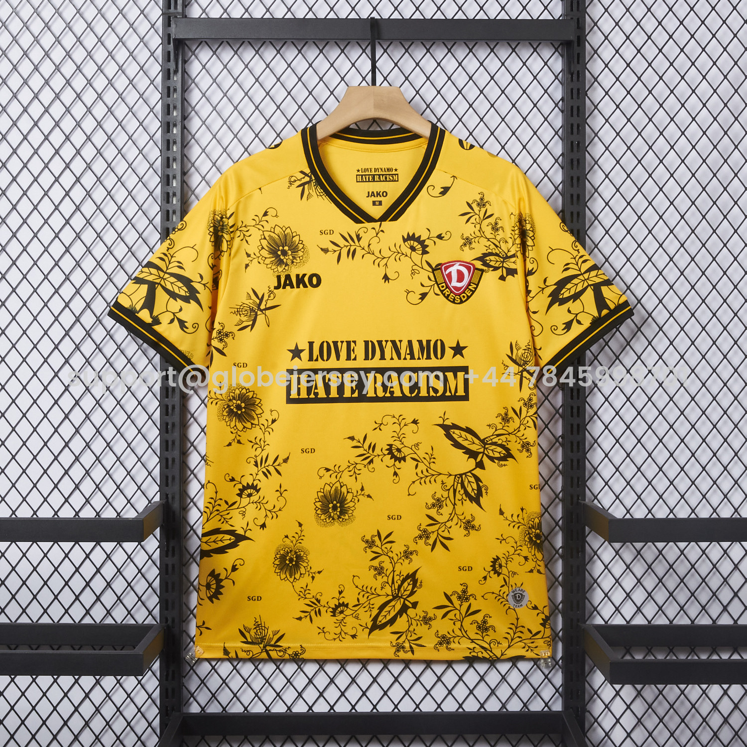 Dynamo Dresden 25-26 HATE RACISM Special Jersey - Fans Version