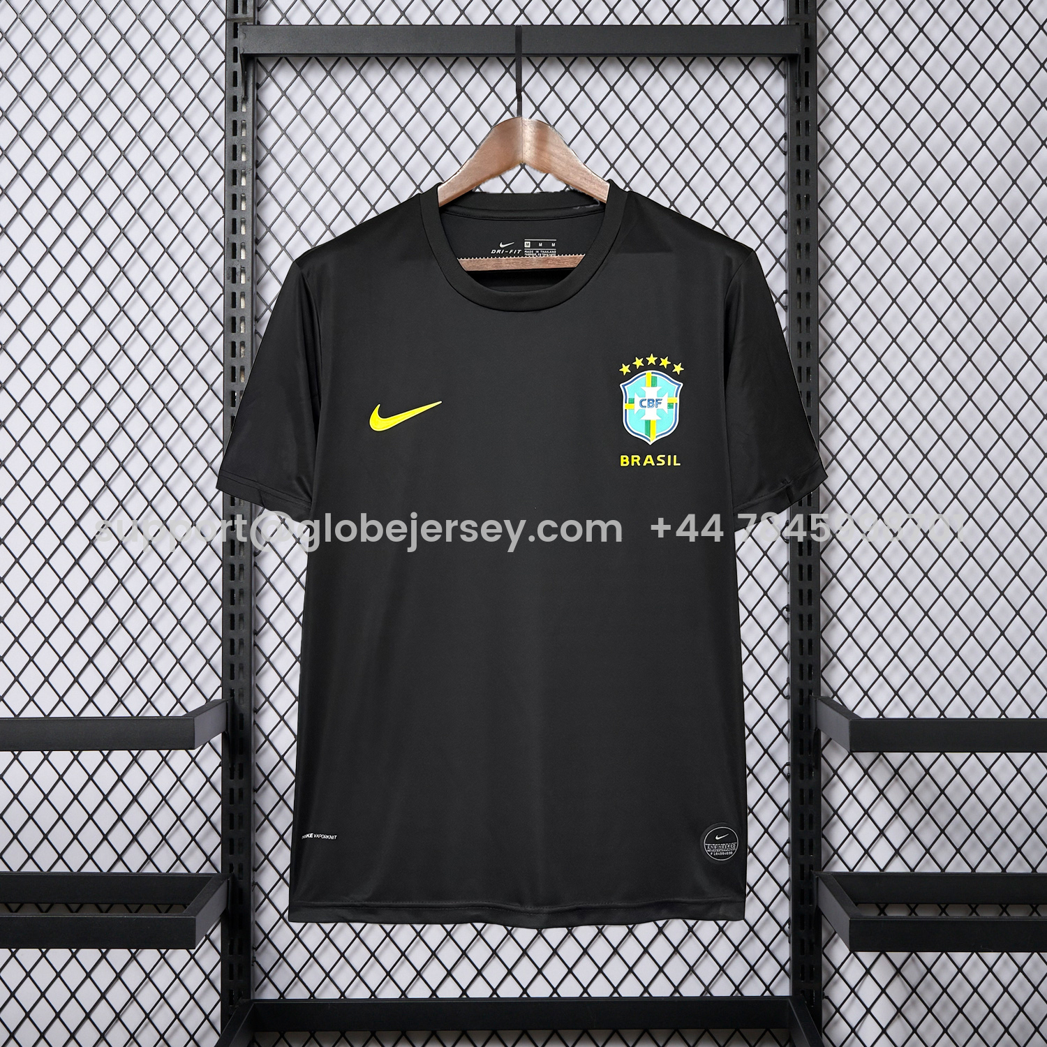 Brazil 2026 Pure Black Training Jersey - Fans Version