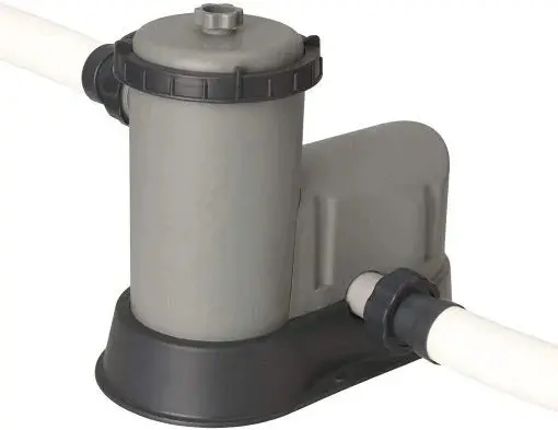 18′ x 9′ x 48″ Above-Ground Metal Frame Pool Kit – Includes Sand Filter. Skimmer & Vacuum