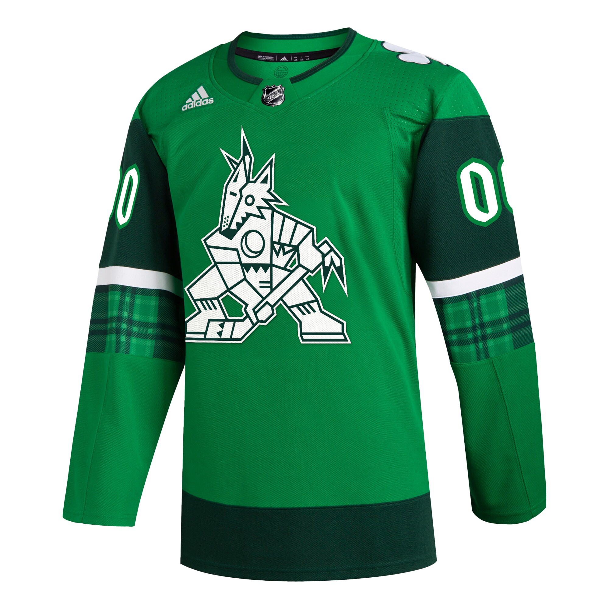 Arizona Coyotes  St. Patrick’s Day  Custom Jersey – Kelly Green