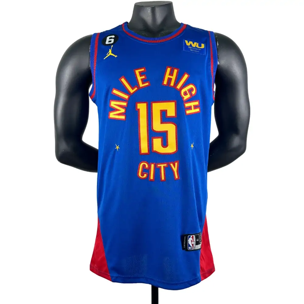 Embroidery 23rd season Nuggets Jumpman model No. 15 Jokic