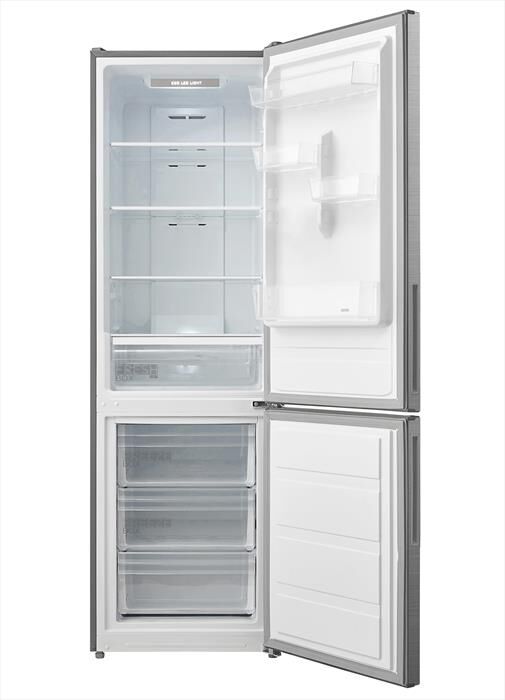 MIDEA - Frigorifero combinato MDRB424FGE02OE ClasseE 310lt-acciaio inox