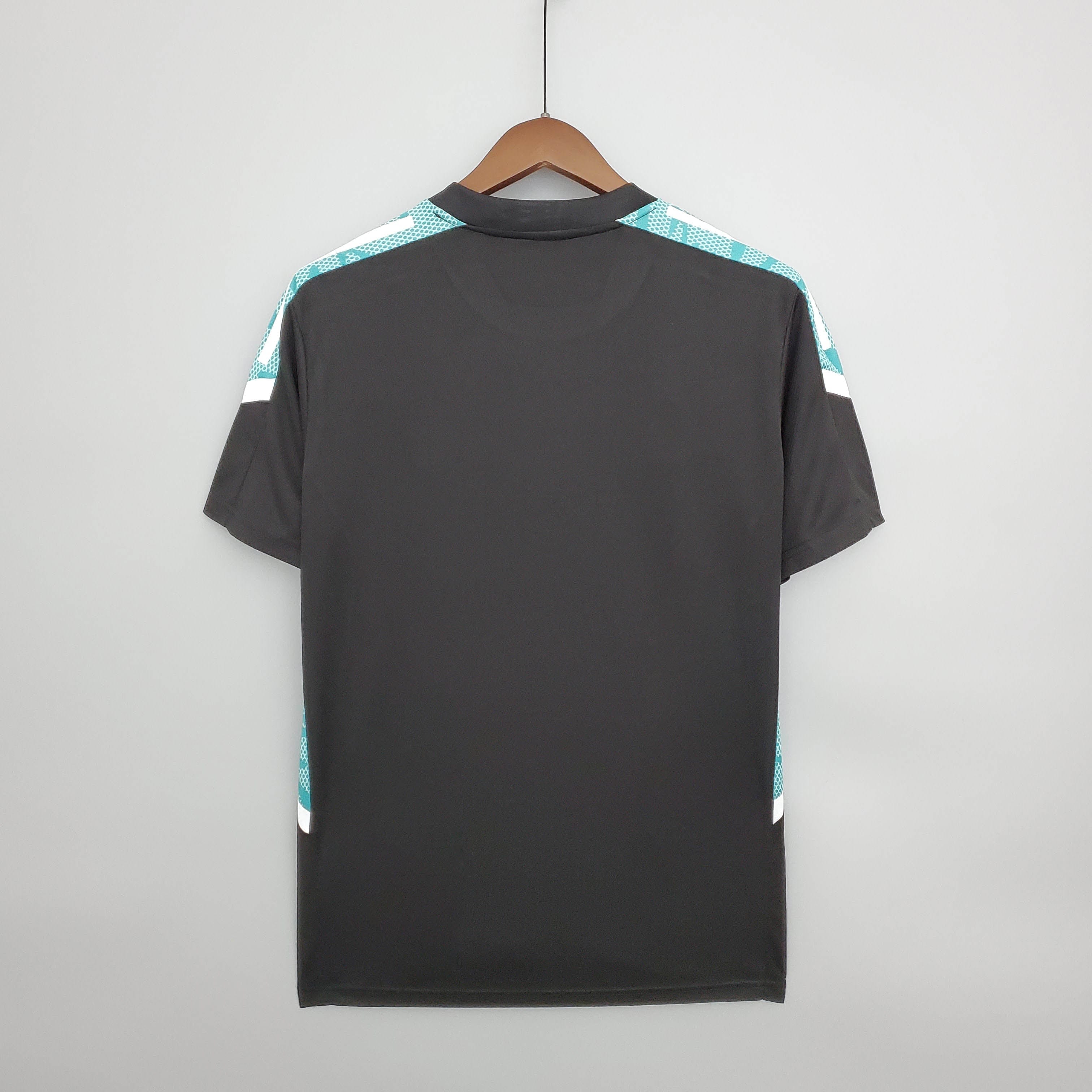 2021/2022 Real Madrid Training Wear Football Shirt Black Green