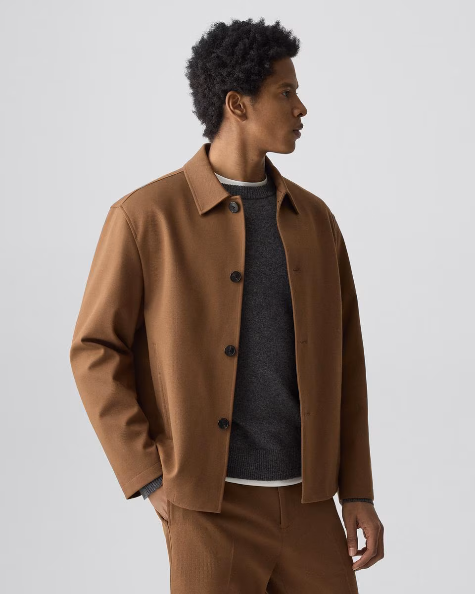 Chore Coat in Knit Twill