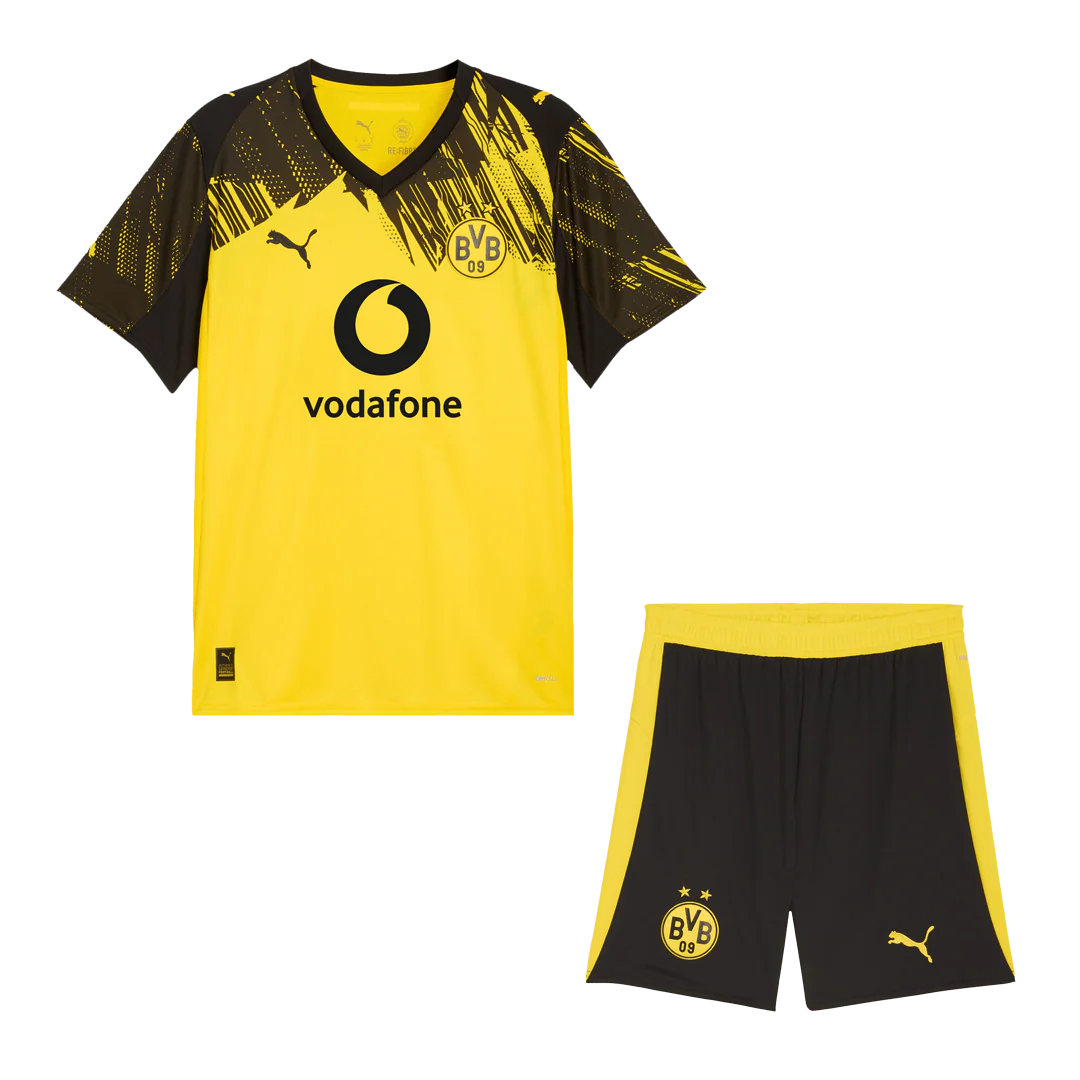 Borussia Dortmund Home Kit - Jersey+Shorts 2025/26