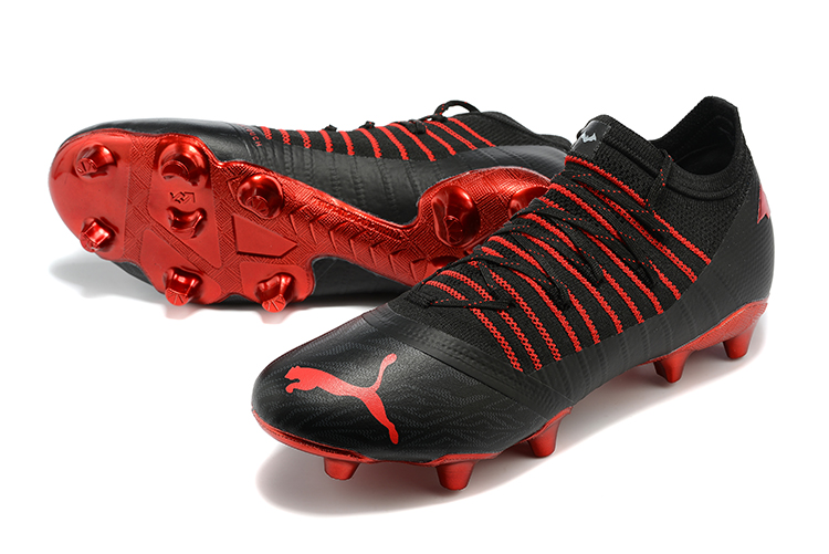 Neymar exclusive: electroplated bottom: waterproof full knitted FG football shoes