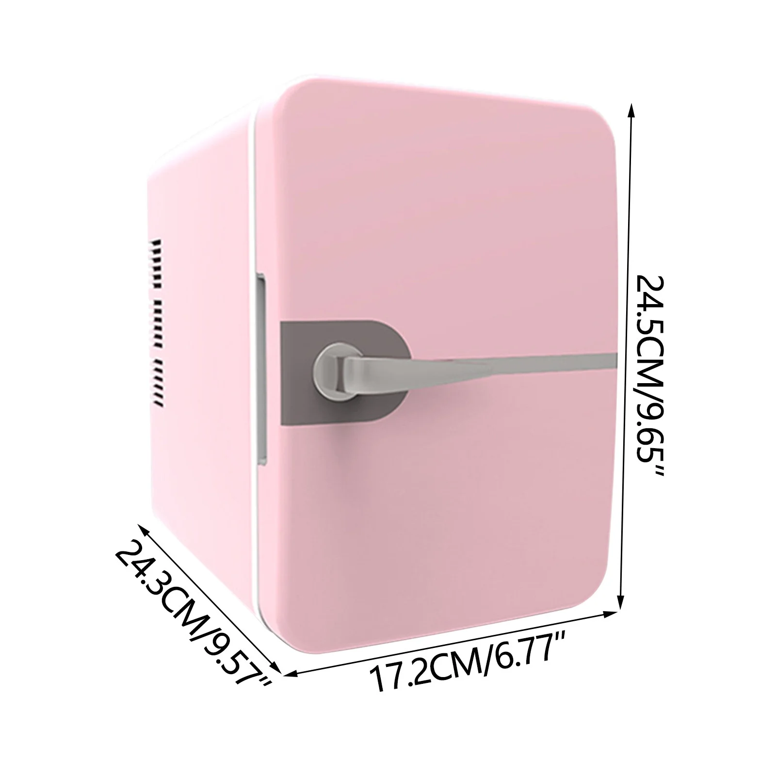 Mini Fridge, Portable Small Refrigerator 6L Cooler Compact Fridge for SkinCare, Food and Drinks, Small Fridge for Bedroom, Dorm, Car, Office Desk