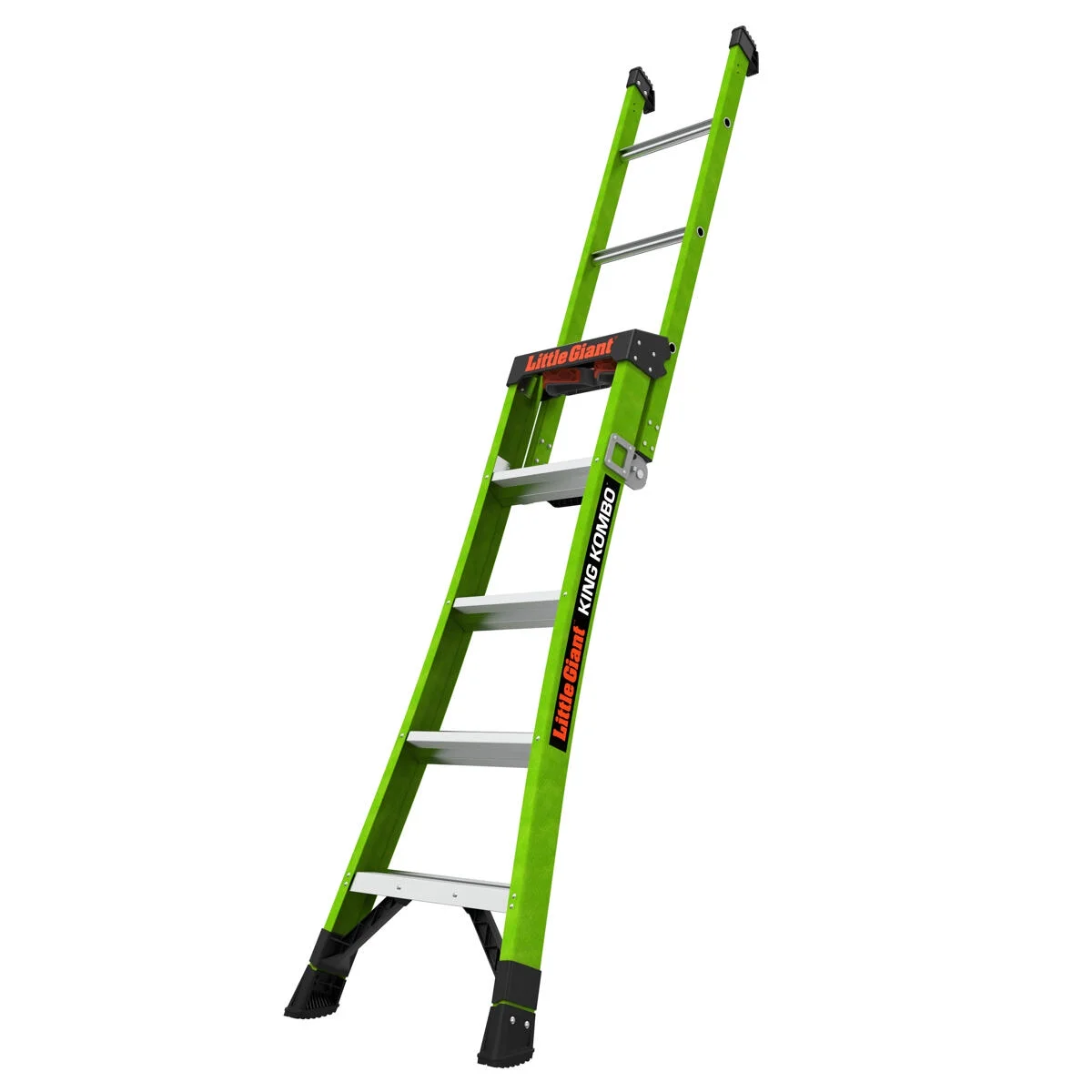 Little Giant King Kombo 5'-8' Fiberglass 3-in-1 Combo Ladder, 375 lbs. Rated