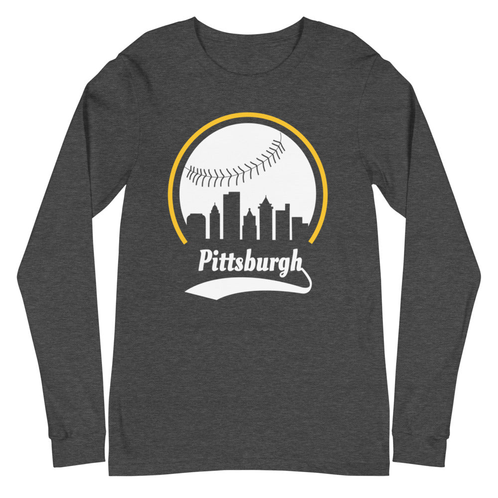 Unisex Pittsburgh Pirates Baseball Long Sleeve Tee Shirt