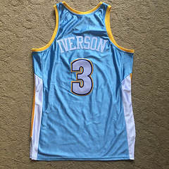 Allen Iverson Denver Nuggets  blue 3 MN