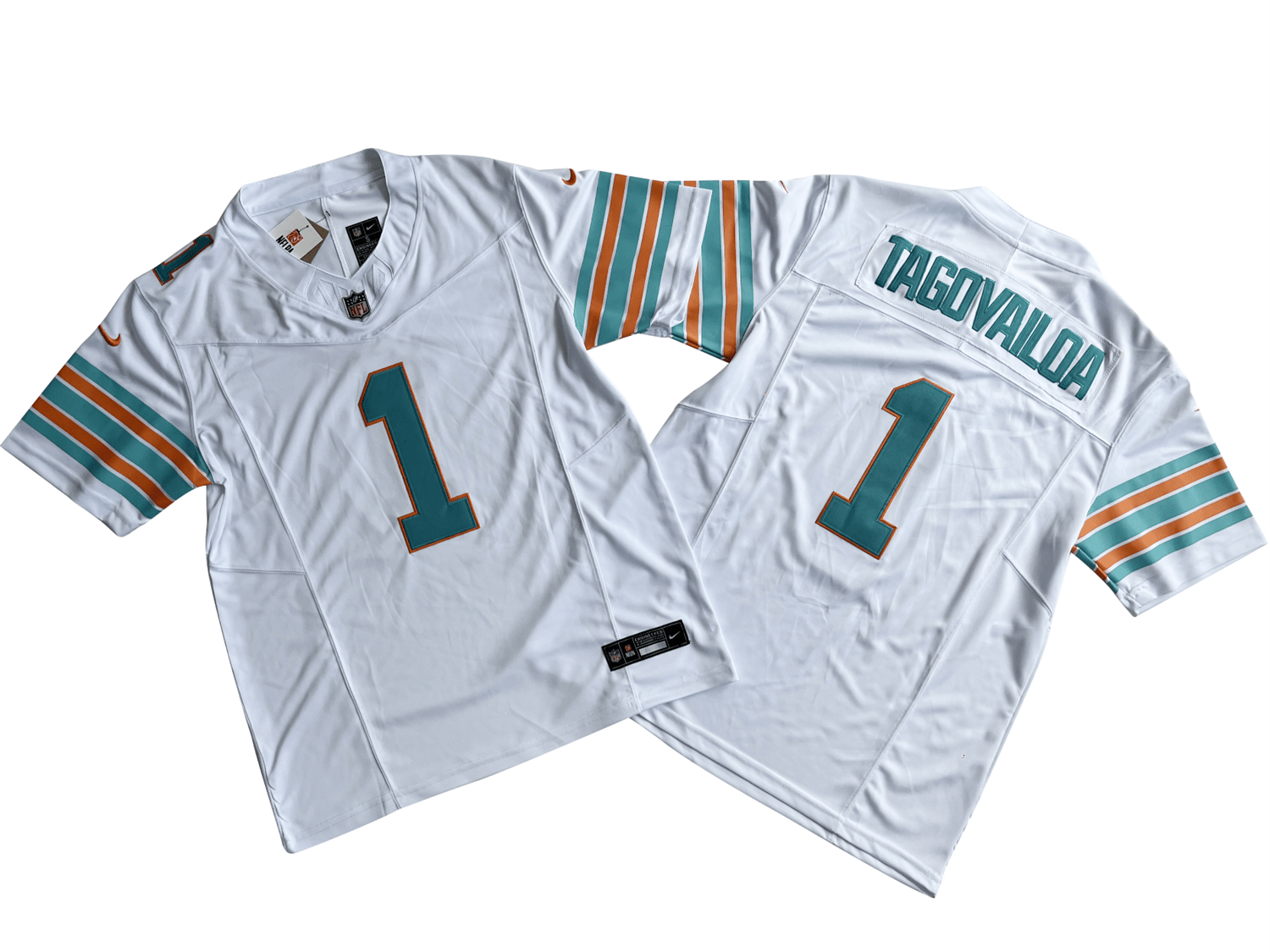 Miami Dolphins 1# Tua Tagovailoa Nike Vapor F.U.S.E. Limited Jersey