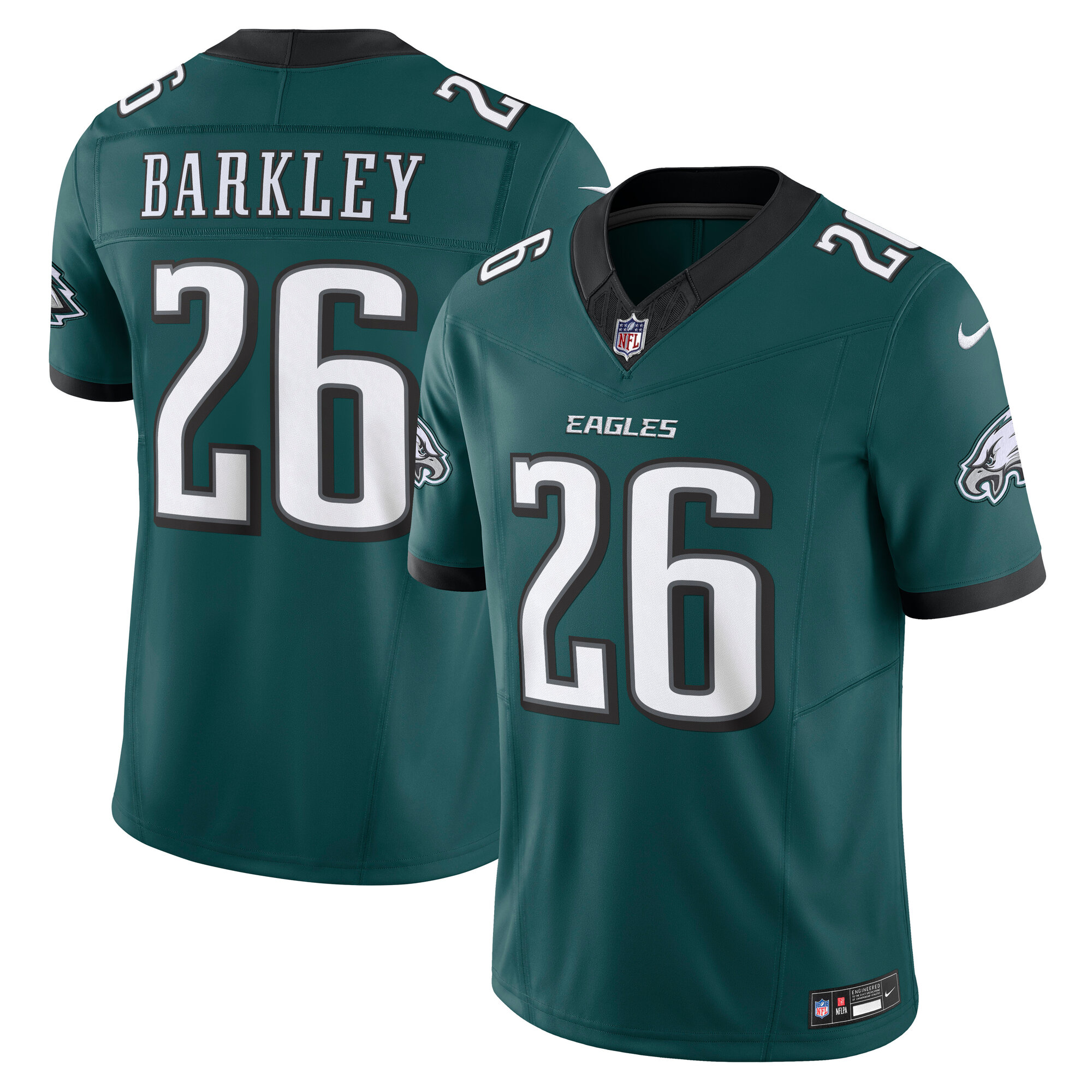Saquon Barkley Midnight Green Philadelphia Eagles Vapor F.U.S.E. Limited Jersey