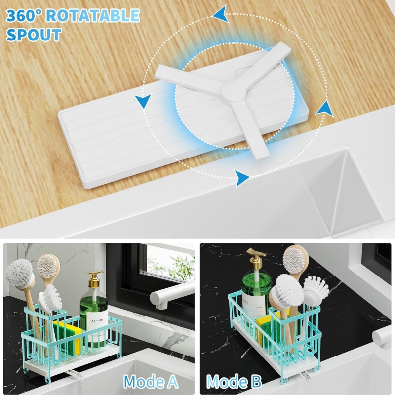 SINKLY Sponge Holder for Kitchen Sink