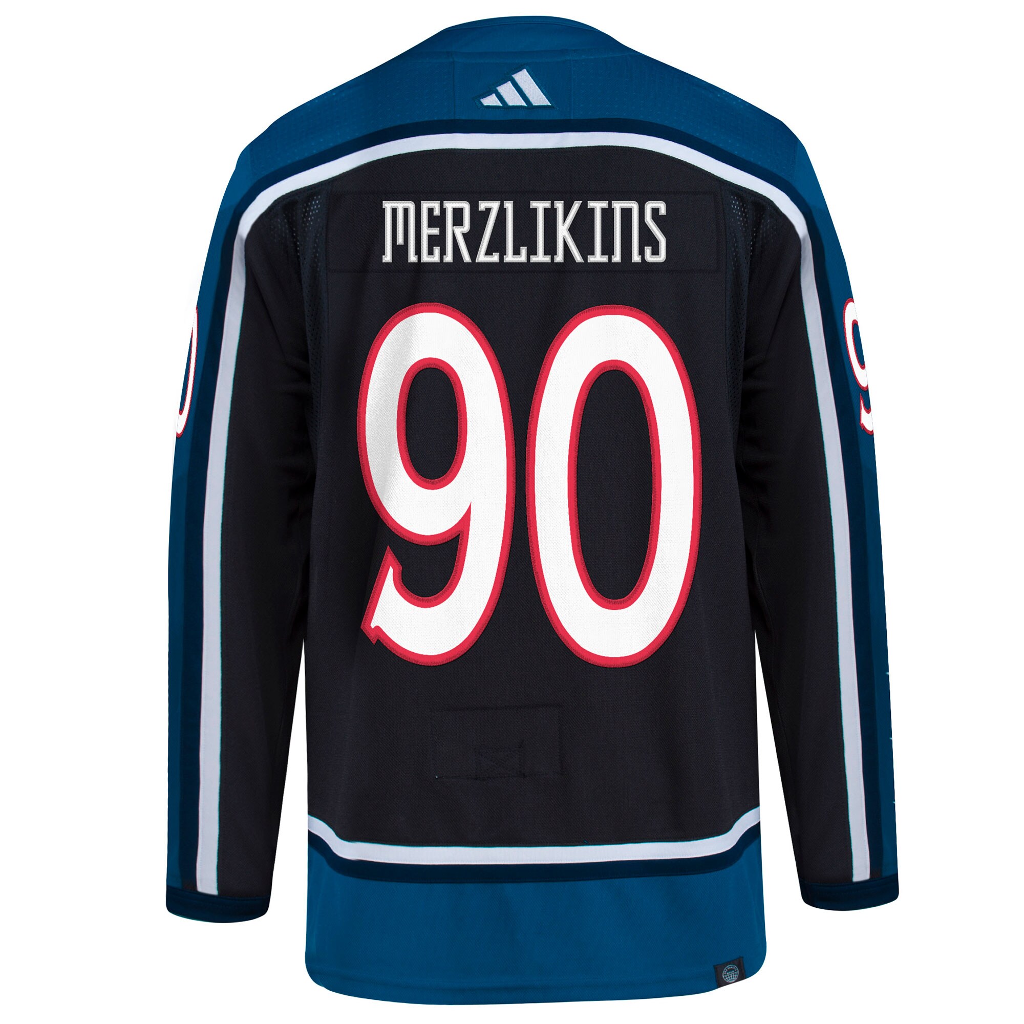 Elvis Merzlikins Columbus Blue Jackets  Reverse Retro 2.0    Jersey – Black