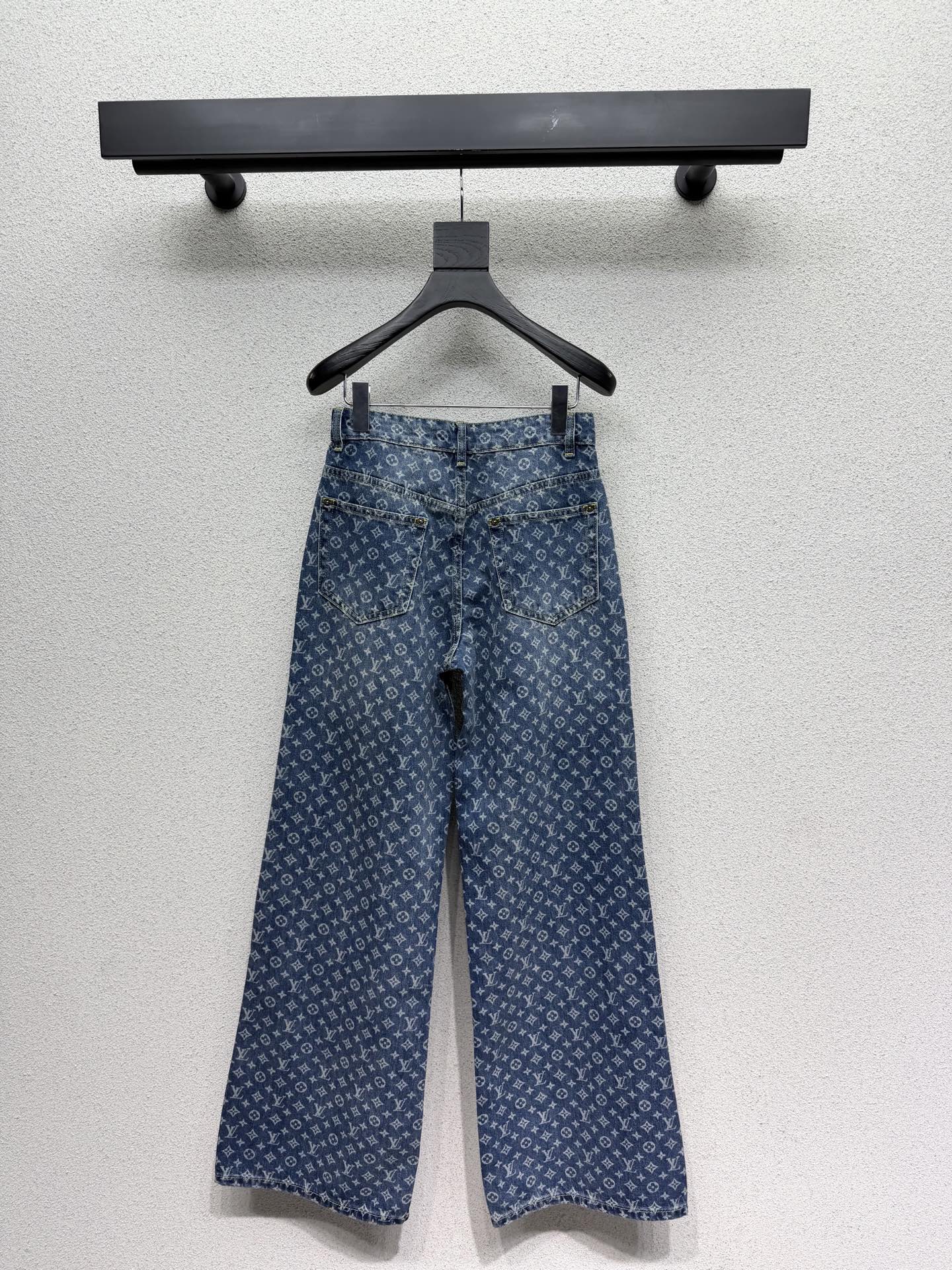 26NEW all-over monogram print jeans