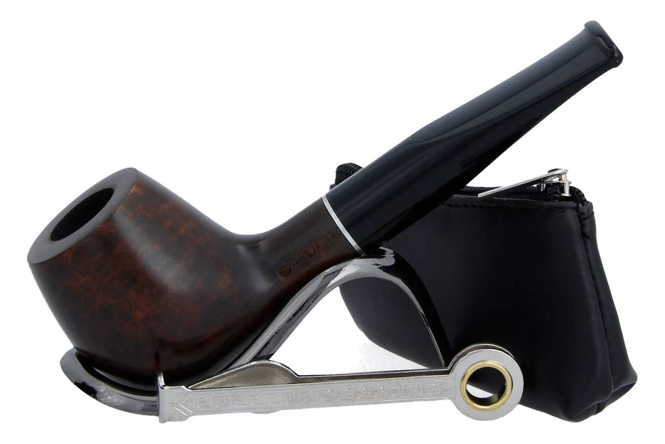 Smoke-King Pipe Smoker's Starter Kit - Straight Briar Pipe