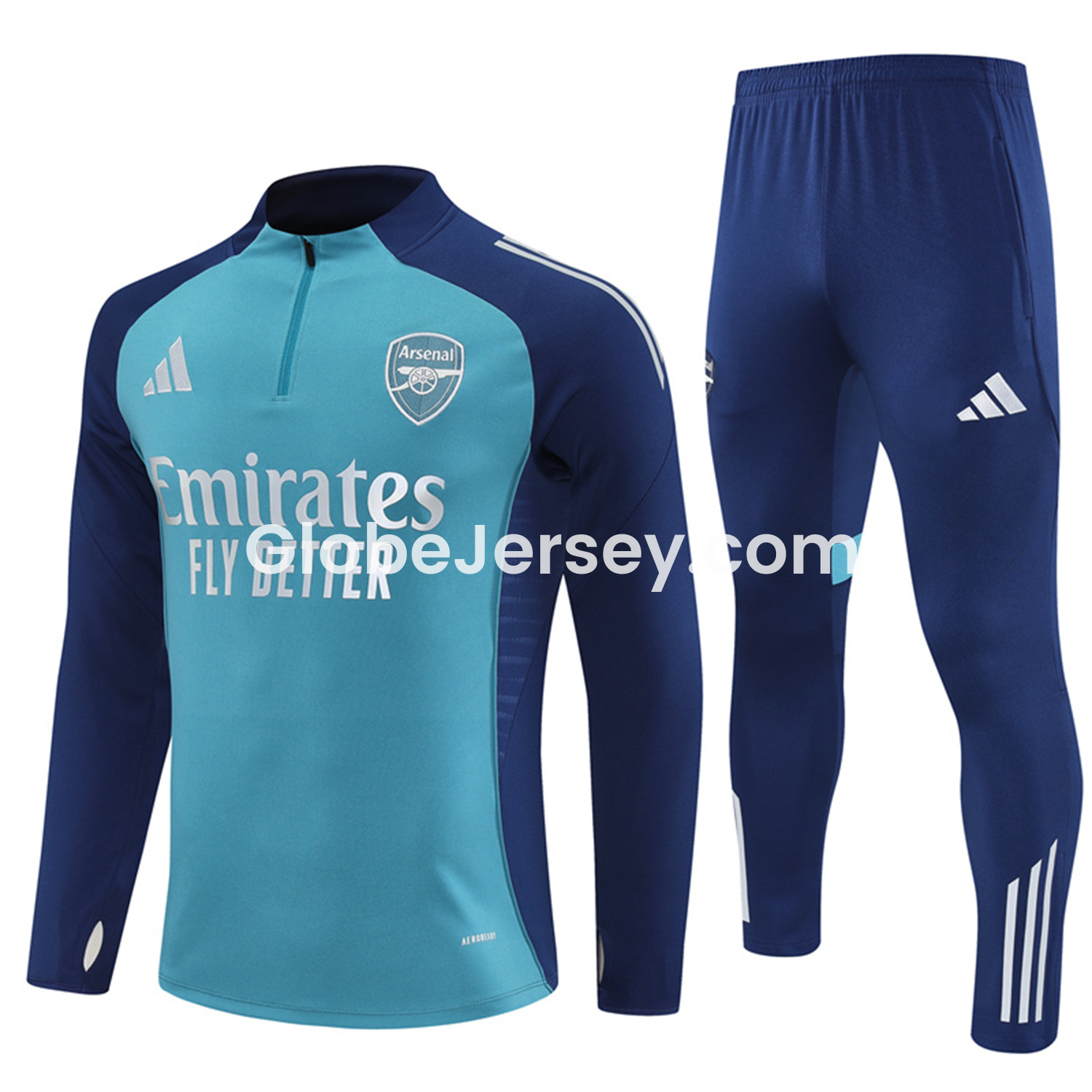 Arsenal 25-26 Long Sleeves Training Set - Green Top & Green Pants
