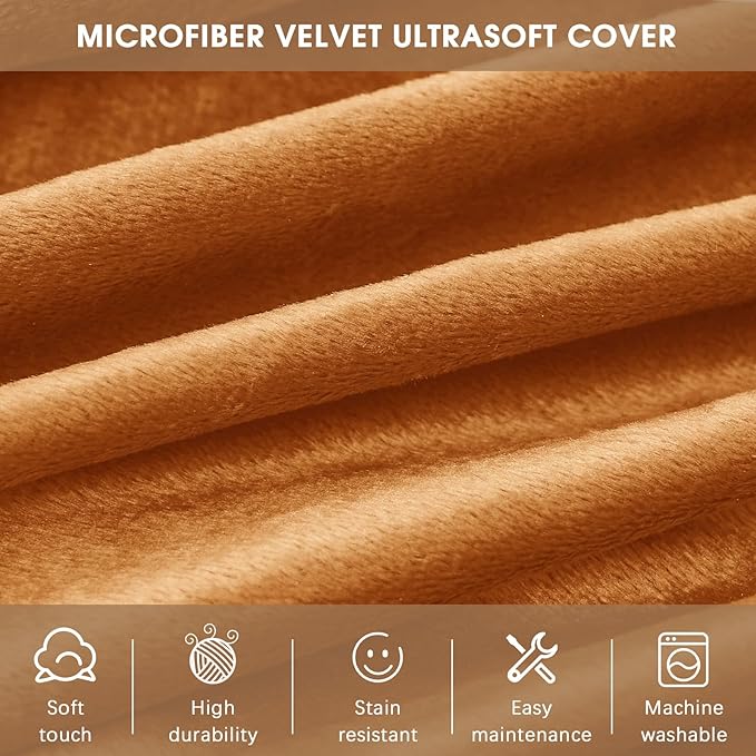 BUBBLEBEAN Bean Bag Chairs for Adults - Memory Foam Furniture BeanBag Chair