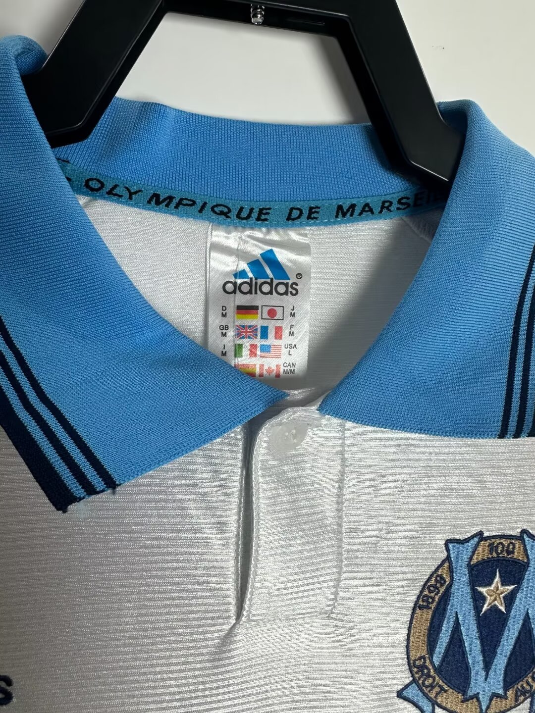 1998/99 Marseille Home Retro Shirt - Fans Edition