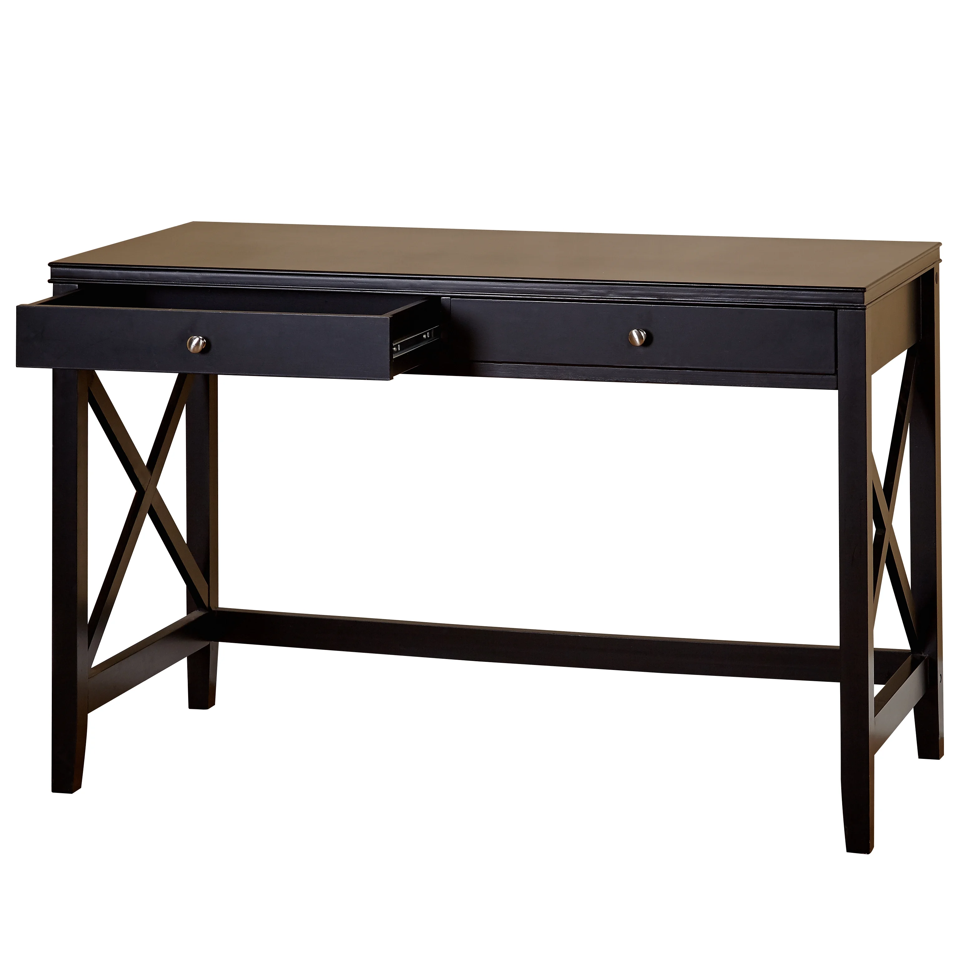 Simple Living  Anderson X Desk Black Painted