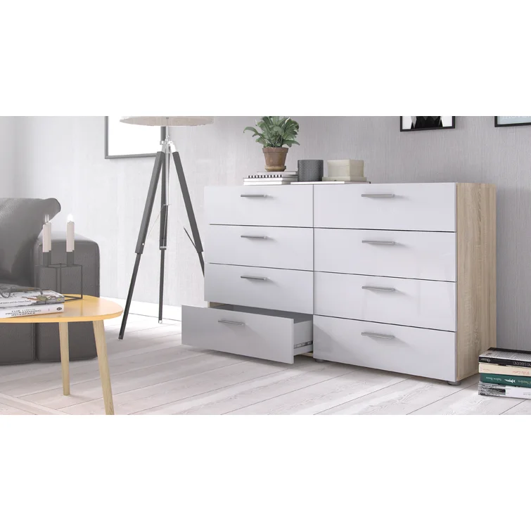 Jantz 8 Drawer 55.12 W Double Dresser