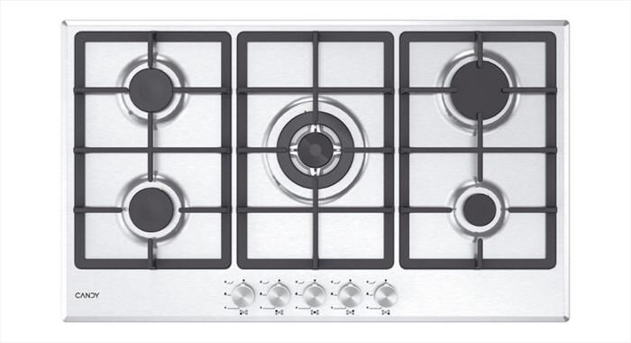 CANDY - Piano cottura a gas CHG93WX/1 86 cm-Stainless steel