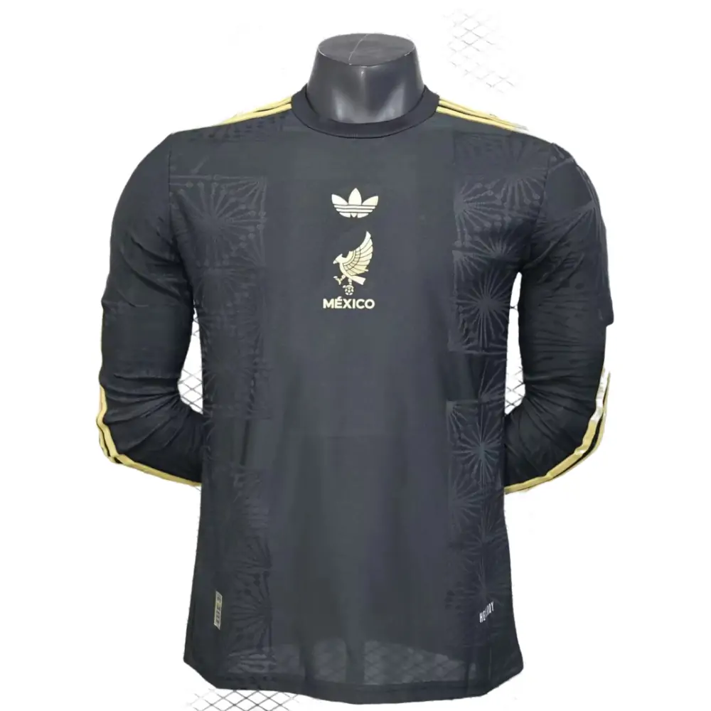 2025-26 Mexico Black Long Sleeve - Jersey - Player Edition
