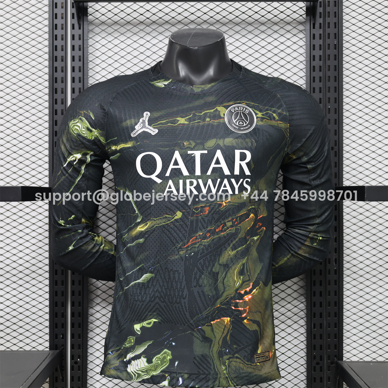 Paris Saint-Germain PSG 25-26 Night Version Fifth Long Sleeves Jersey - Player Version