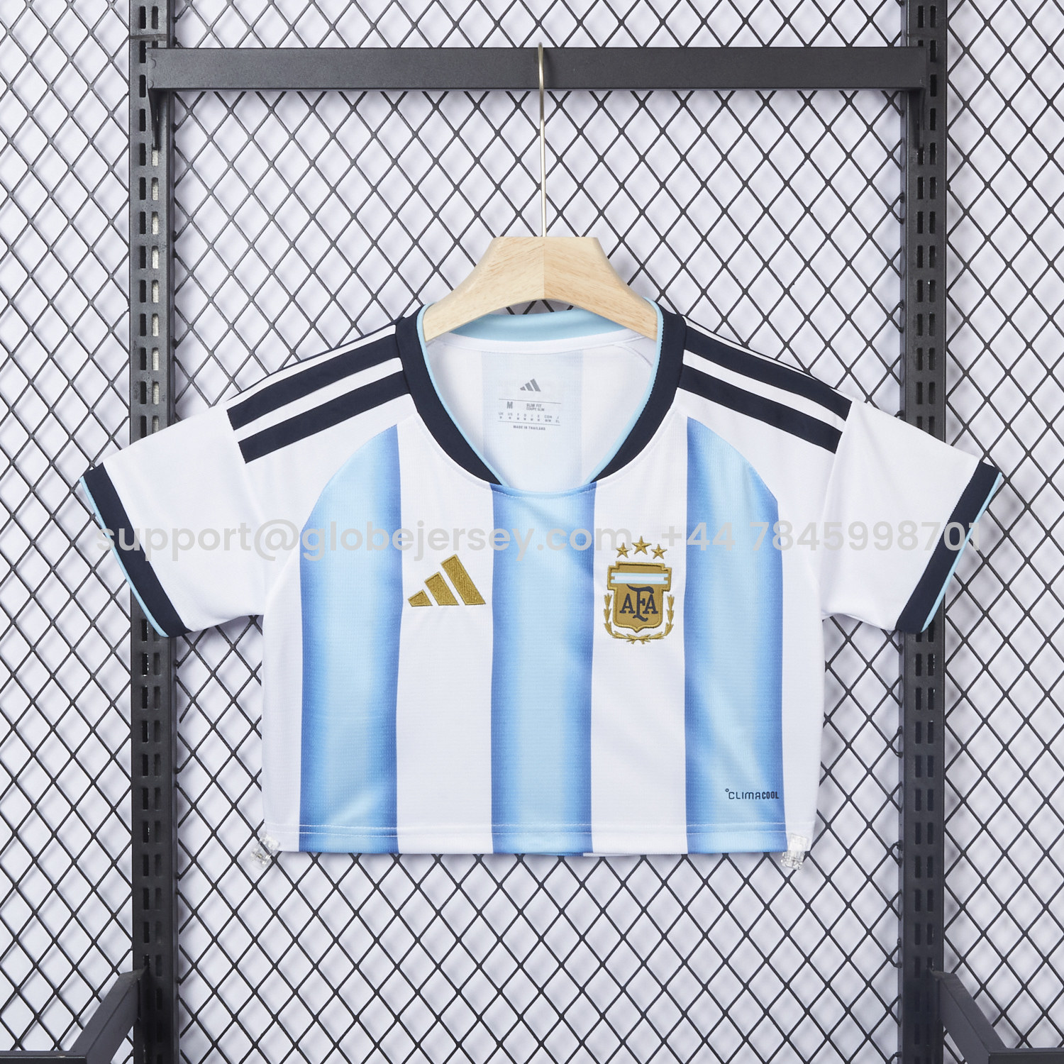 Women's Argentina 2026 Home Cropped Jersey