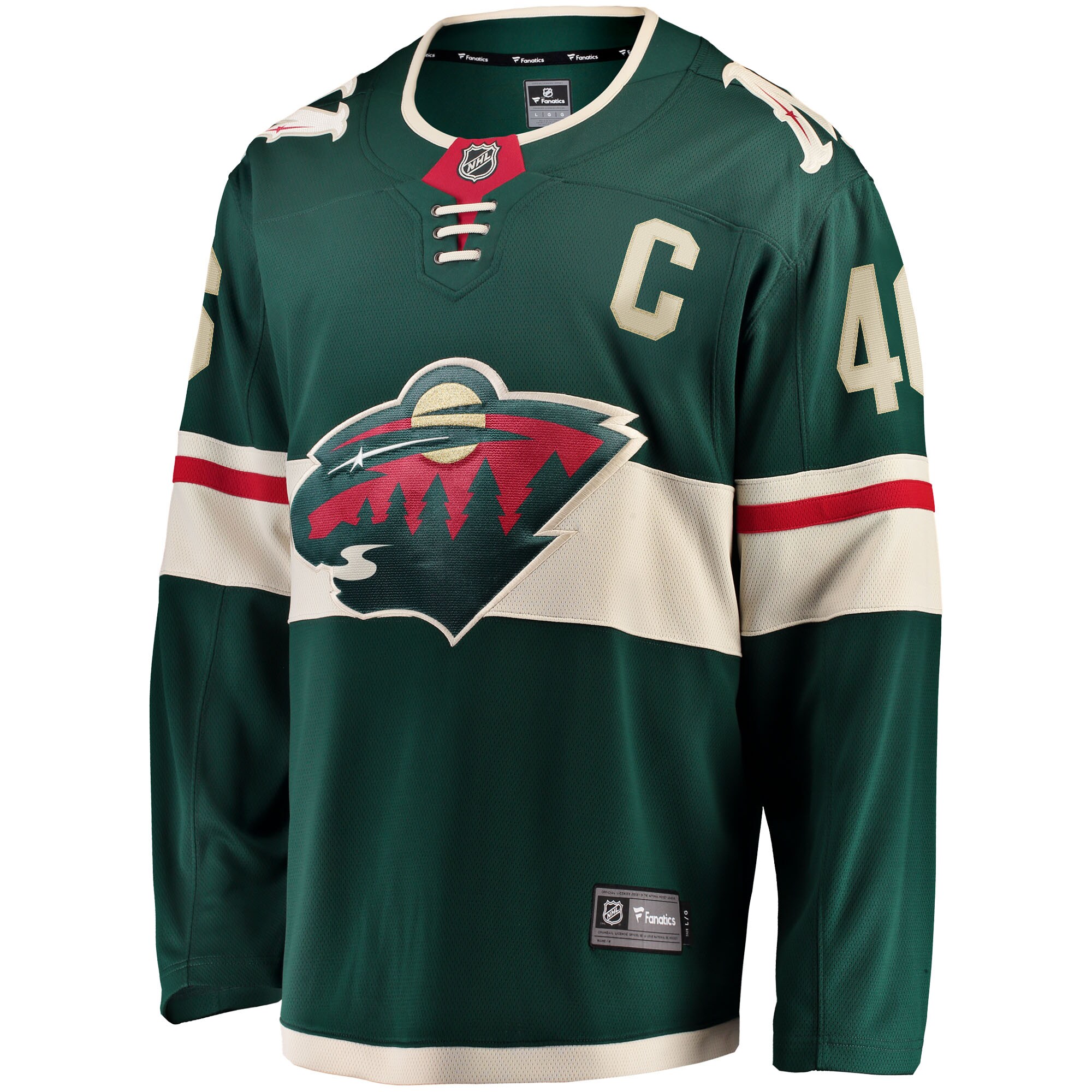 Jared Spurgeon Minnesota Wild Home Breakaway   Jersey – Green