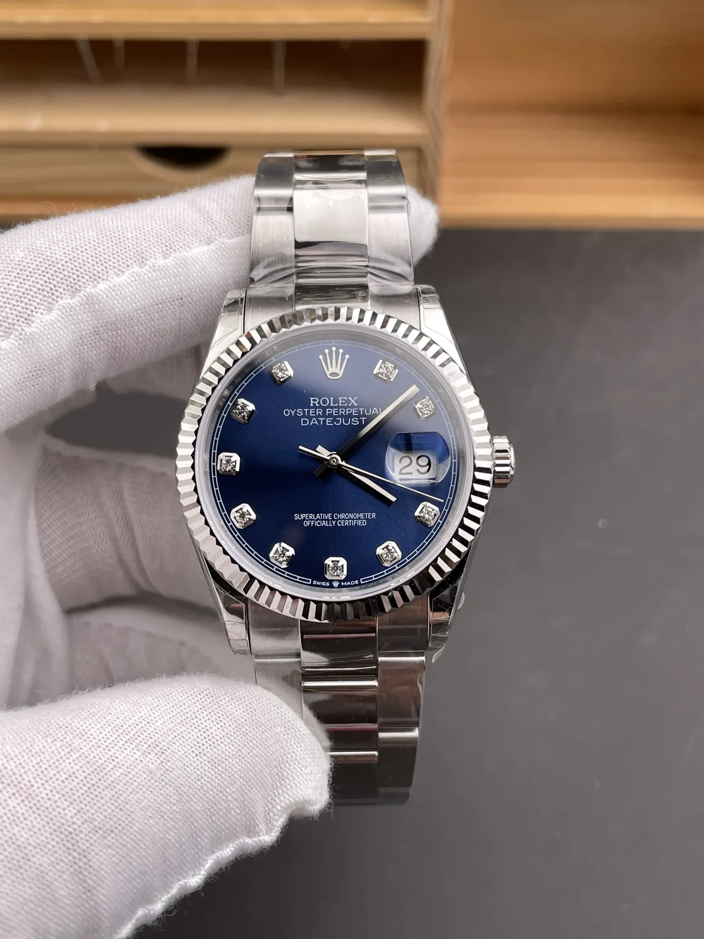 Rolex Datejust Blue 36mm