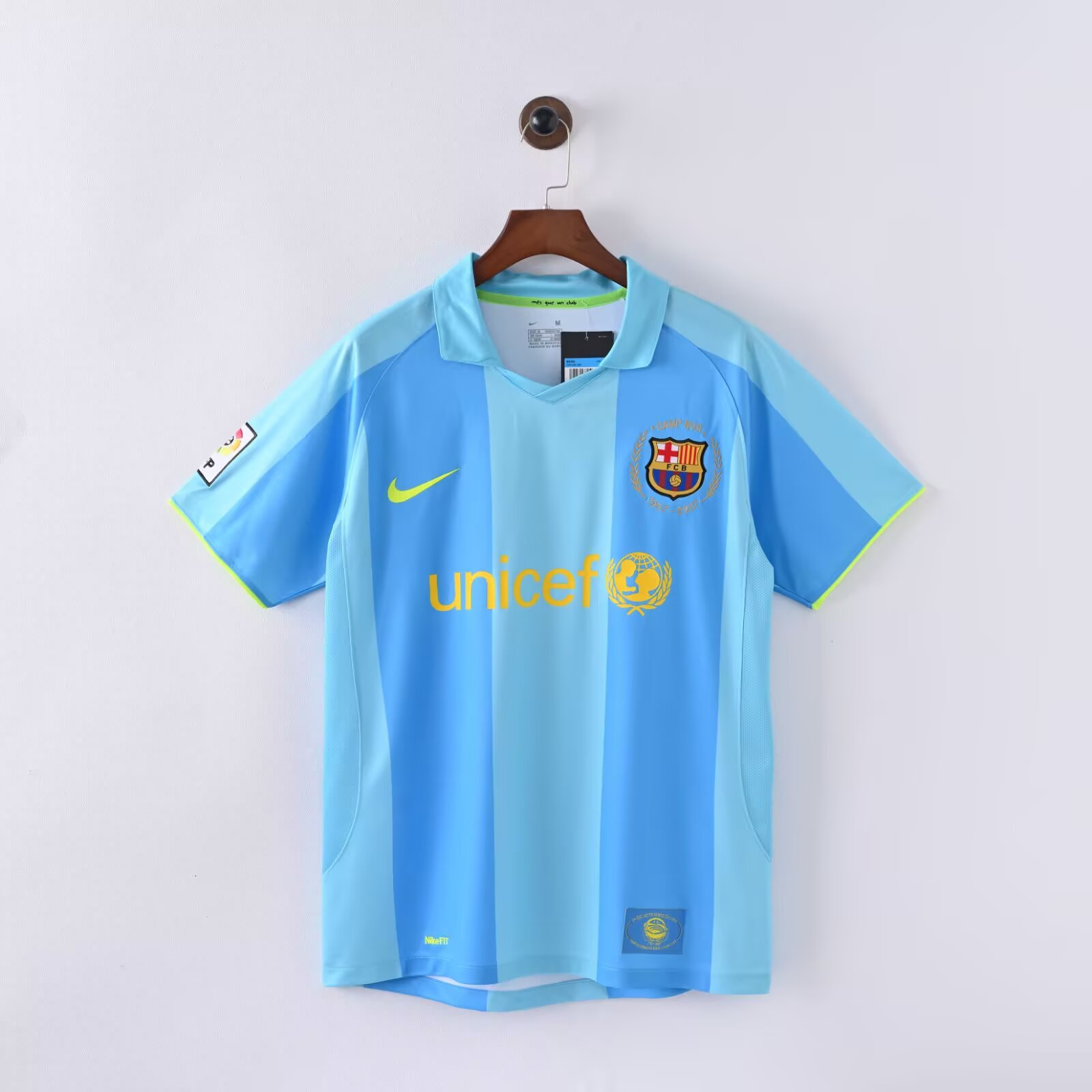 2007/2008 Retro Barcelona Away Football Shirt  1:1 Thai Quality