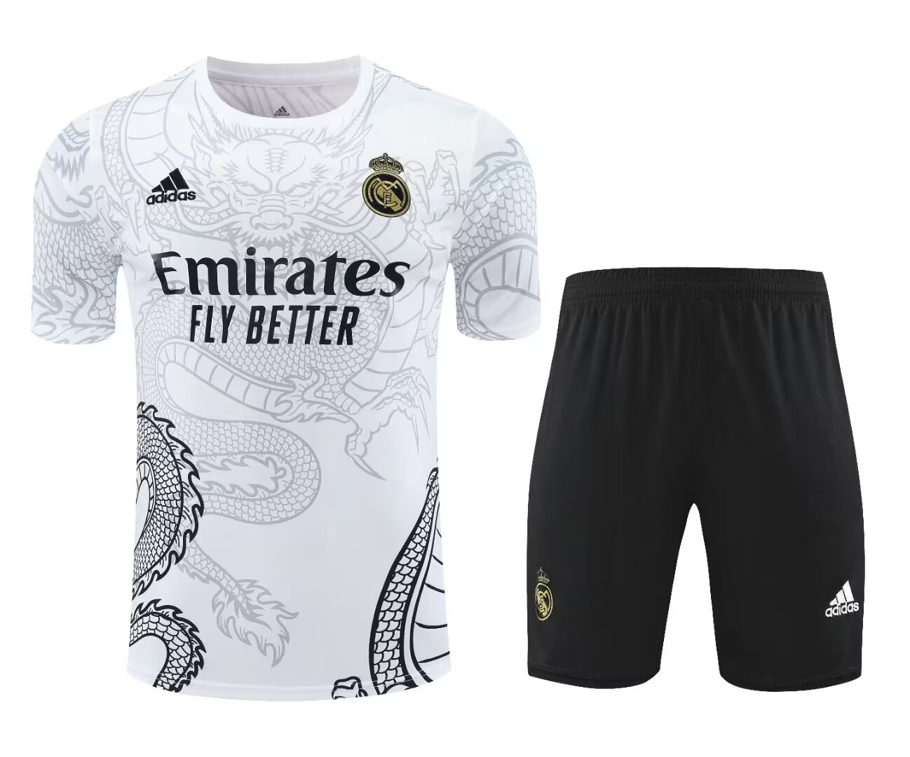 2024/25 Real Madrid Short Sleeve Training Jersey - Adult Set