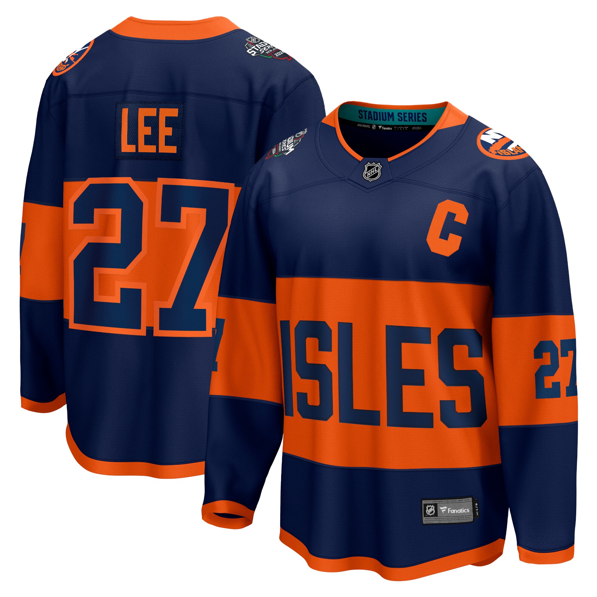 Anders Lee New York Islanders Fanatics 2024 NHL Stadium Series Breakaway   JerseyÂ â€“ Navy