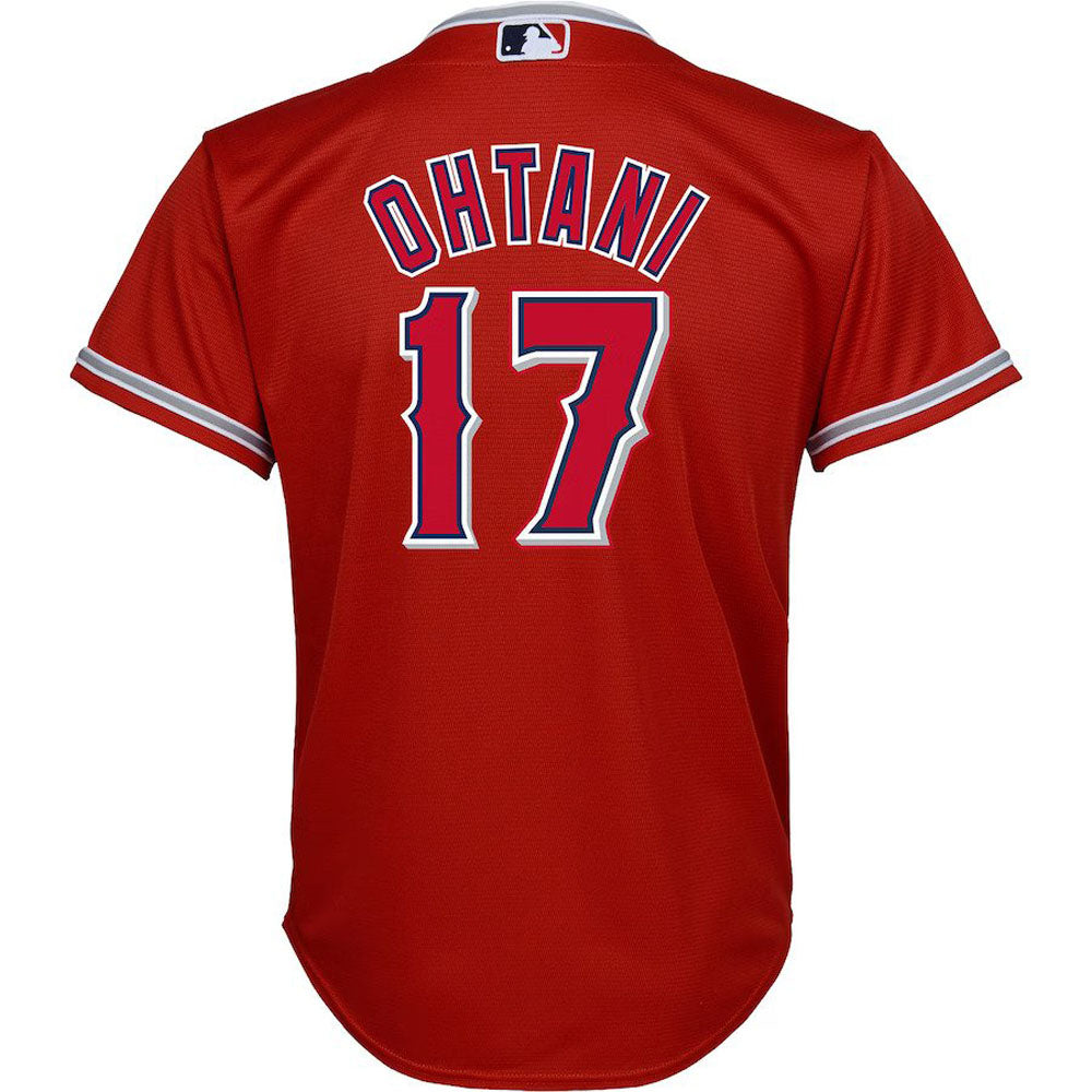 Youth Los Angeles Angels  Shohei Ohtani Cool Base Replica Jersey Red