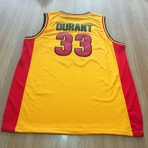 Durant High School Edition No. 33 Yellow Premium Mesh