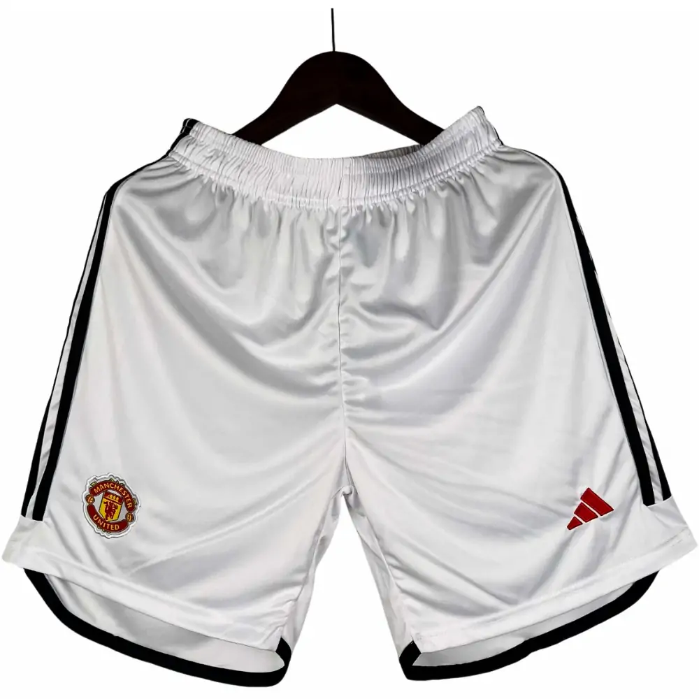 2023/2024 Manchester United Home Shorts - Fans Edition