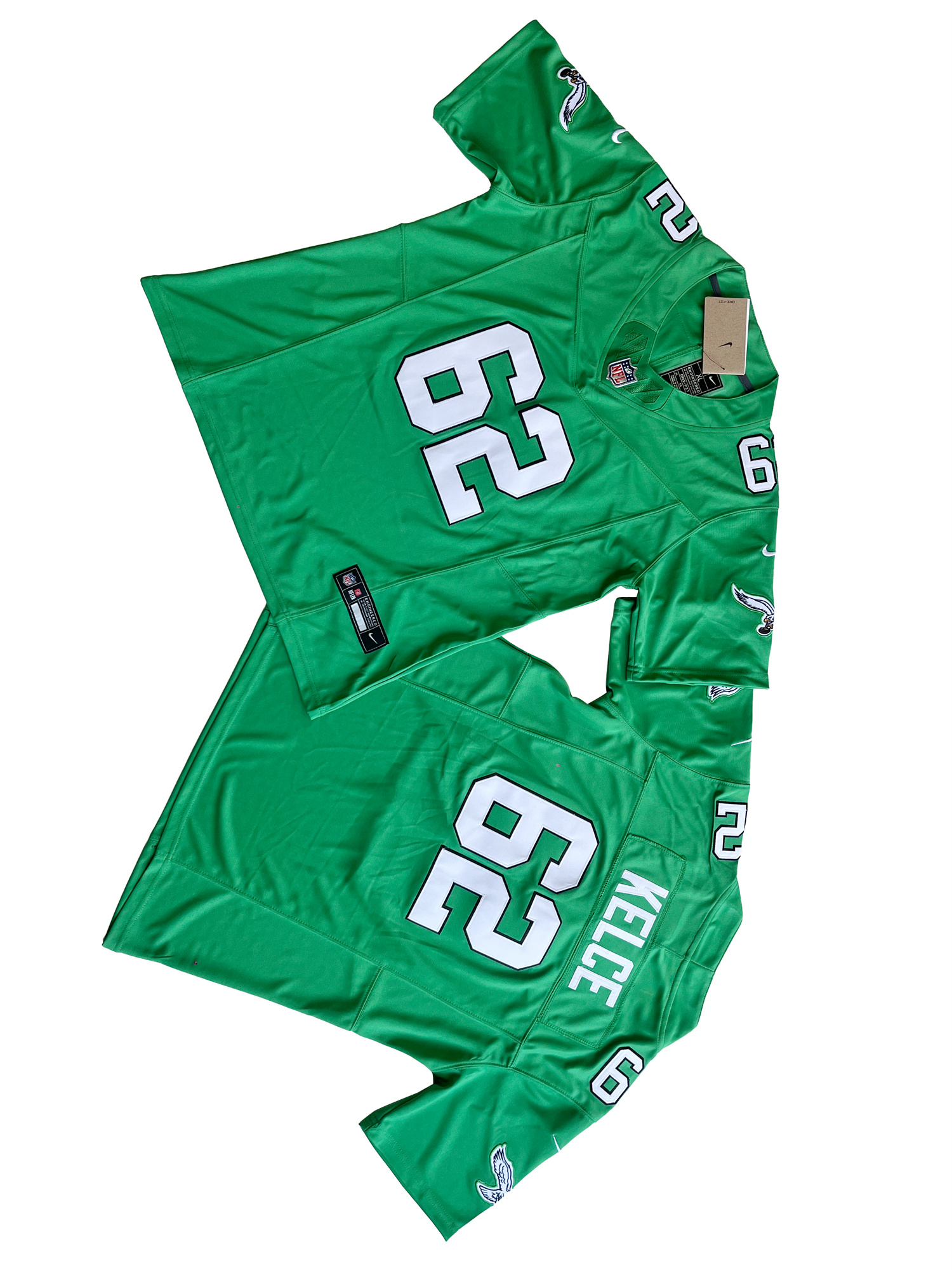 Youth Philadelphia Eagles 62# Jason Kelce  Vapor F.U.S.E. Limited Jersey