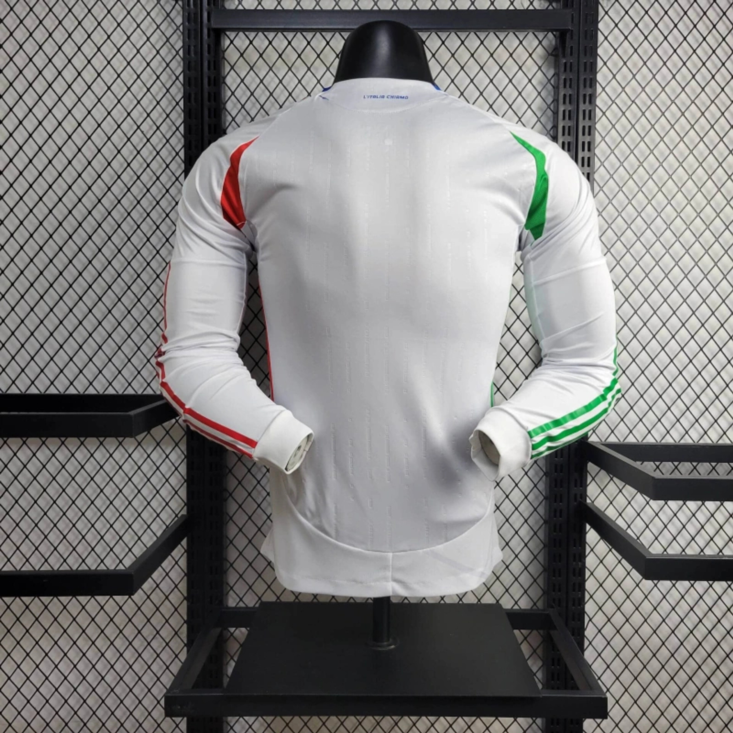 Player Version ltaly Euro 2024 Away Long Sleeve Jersey