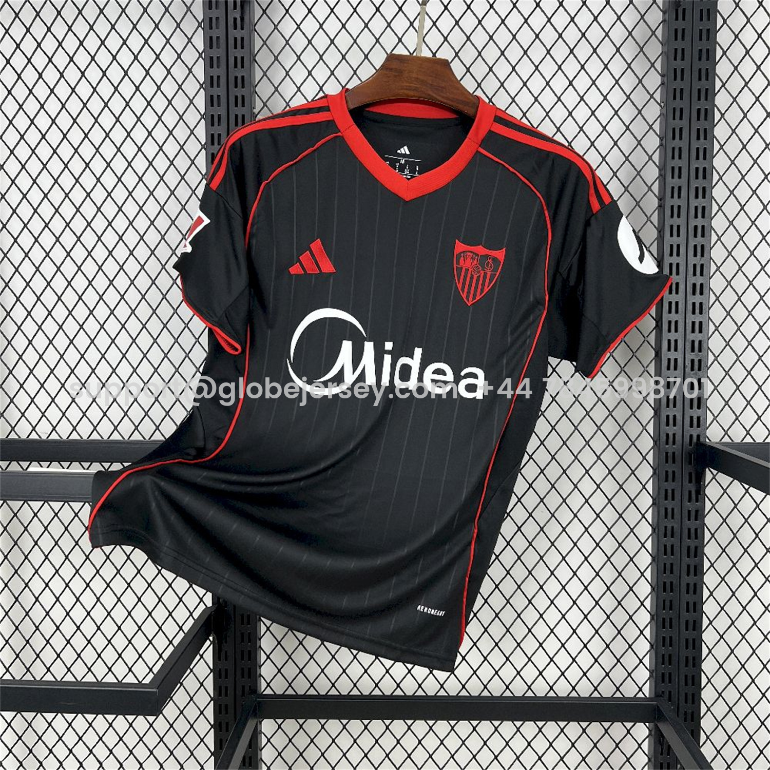 Sevilla 25-26 Third Black Jersey - Fans Version