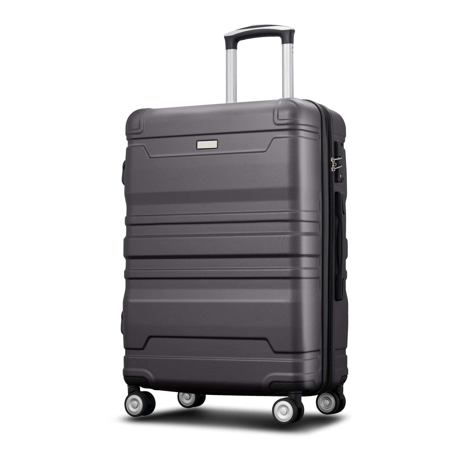 Luggage Suitcase 3 Piece Sets, New Model Expandable ABS Hardshell Luggage, Lightweight Carry-on Suitcase Sets with Spinner Wheels & TSA Lock, 20''/ 24''/ 28'', Blue Gray