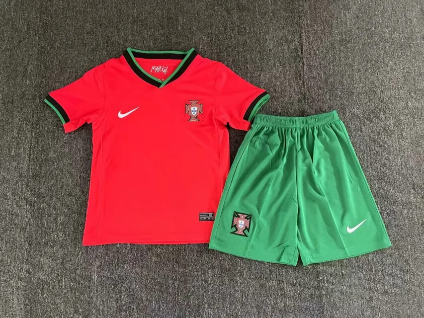 2024/2025 Kids Size Portugal Home Football Shirt