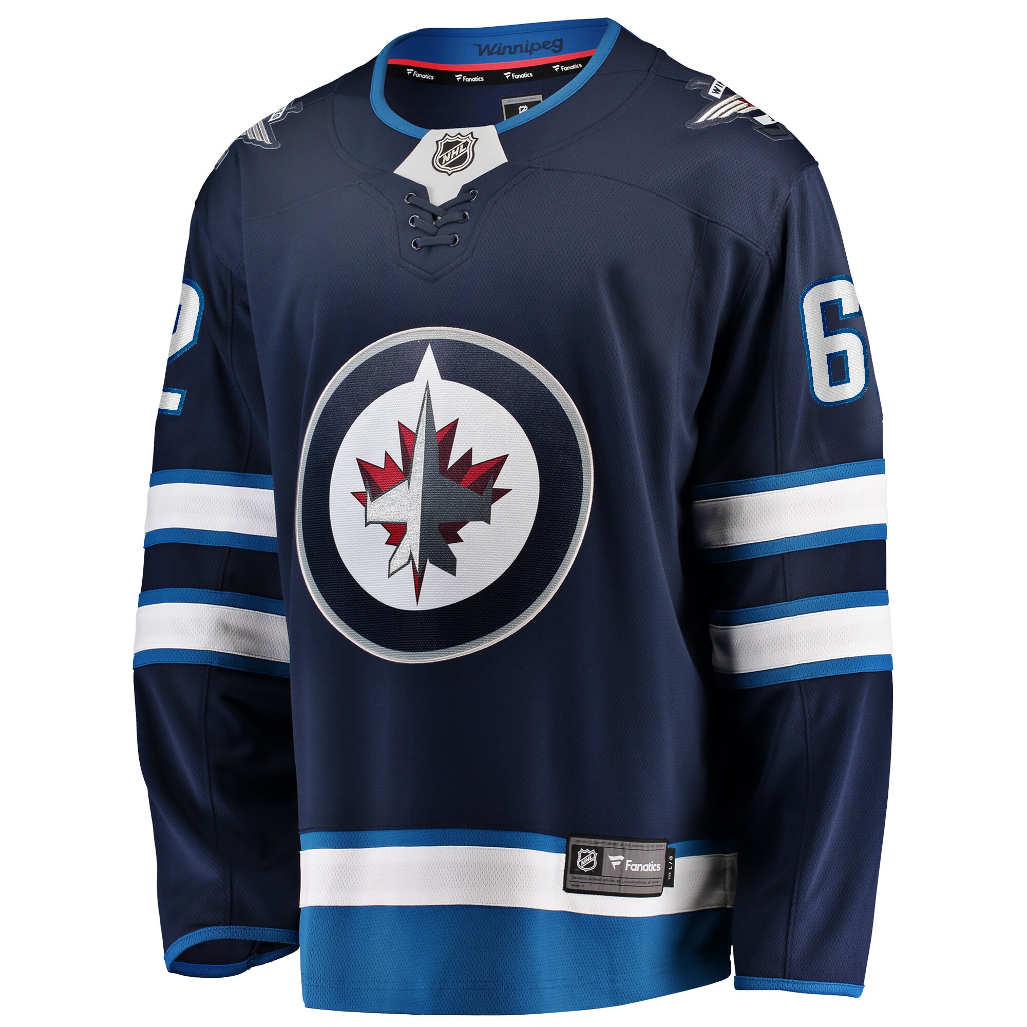 Nino Niederreiter Winnipeg Jets Fanatics Home Premier Breakaway   Jersey – Navy
