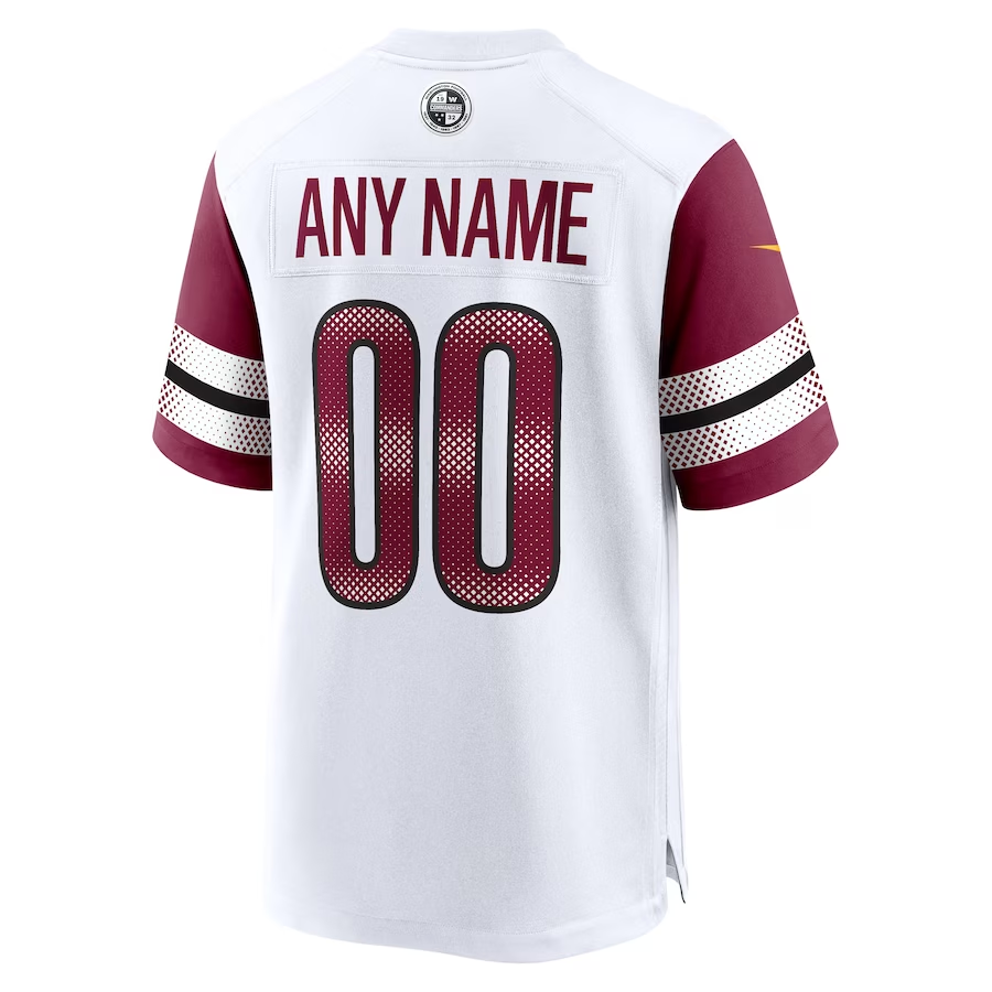 Washington Commanders White Game Custom Jersey